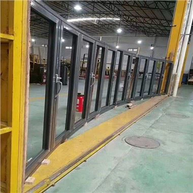 Cửa trượt nhôm gấp Bi